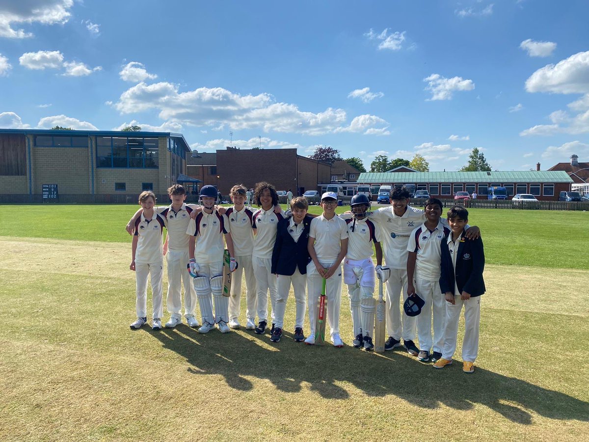 A one wicket win for the mighty U13Bs vs @AGSSportandPE this afternoon.
@Hawkinsport 
#cricket #TheRGSHWWay