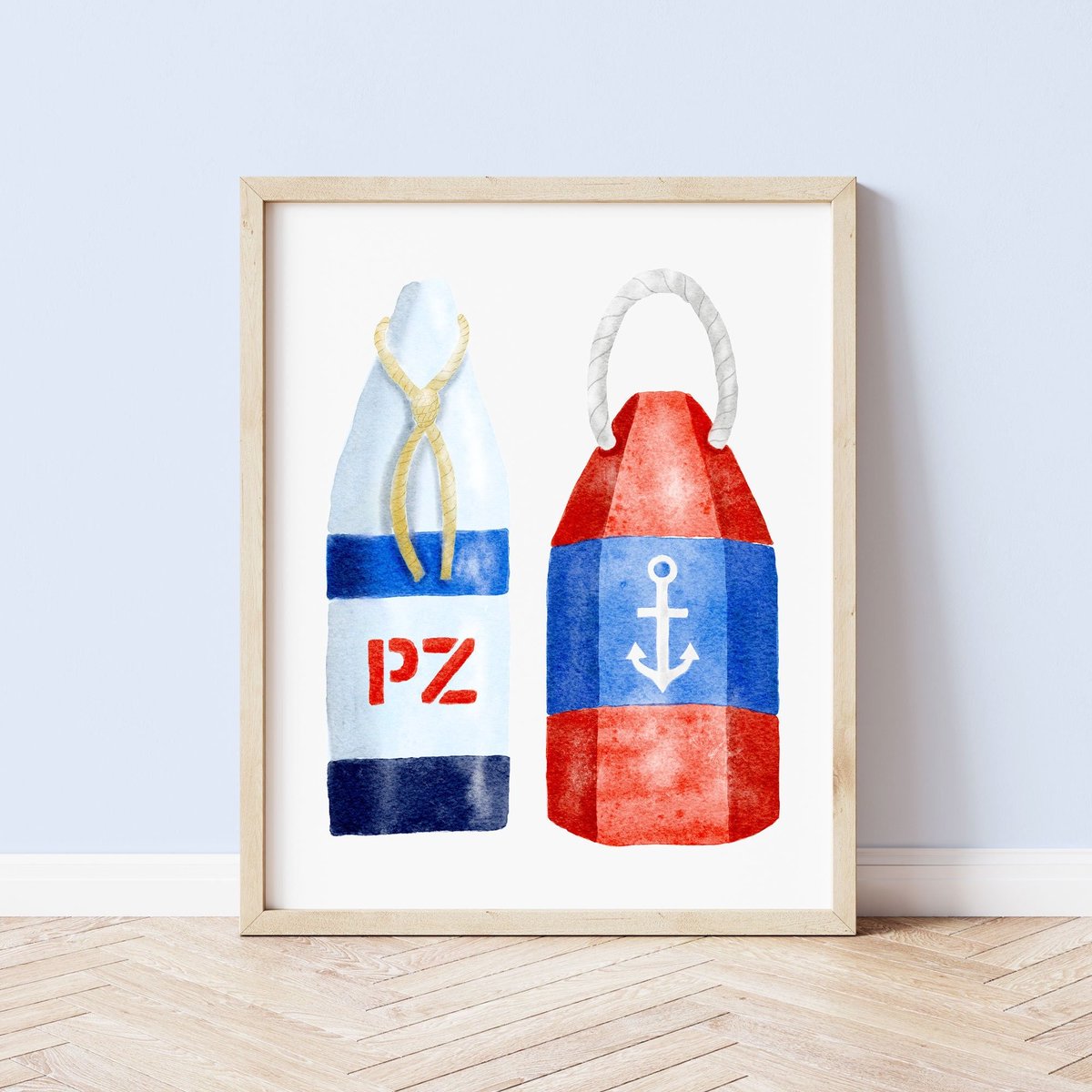 Two Lobster Buoys Art Print
sarahwillustration.etsy.com/listing/172029… #lovepenzance #cornwall