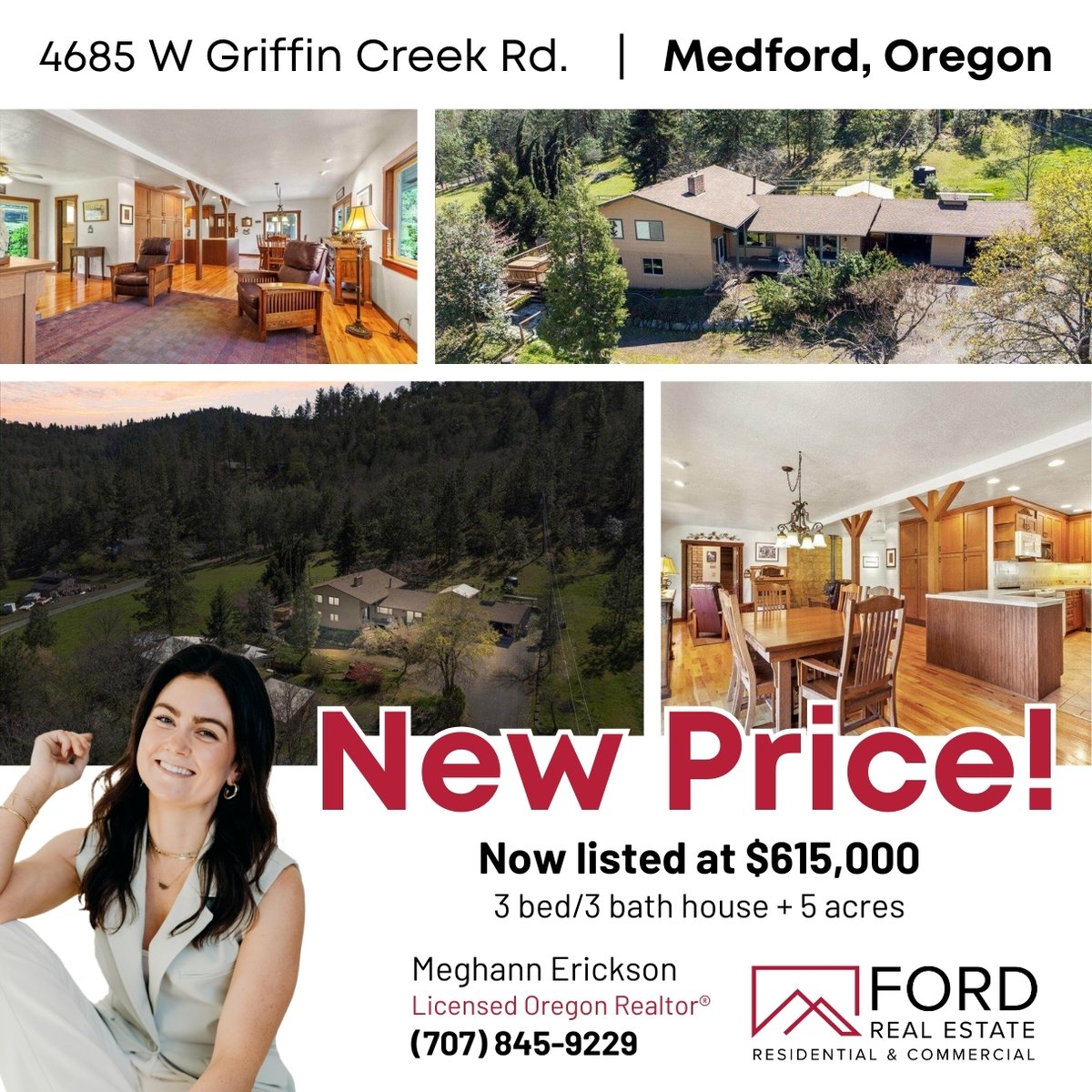 $34,000 price drop for Meghann Erickson's listing in Southwest Medford! See the full listing here: zurl.co/7nyK #PriceImprovement #RealEstate @Meghann Erickson Real Estate Broker