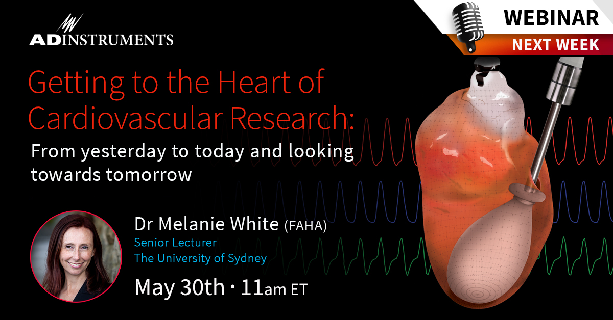 ADInstruments's tweet photo. #NEXTWEEK | Dr. Melanie White presents the various methods for assessing cardiac function in the context of pathology, spanning from in vitro to in vivo techniques + more! 

REGISTER HERE: 👉 https://t.co/exdNAucqRy 👈

#ADInstruments #MakingScienceEasier #CardiacResearch https://t.co/pn9B0WpqrC