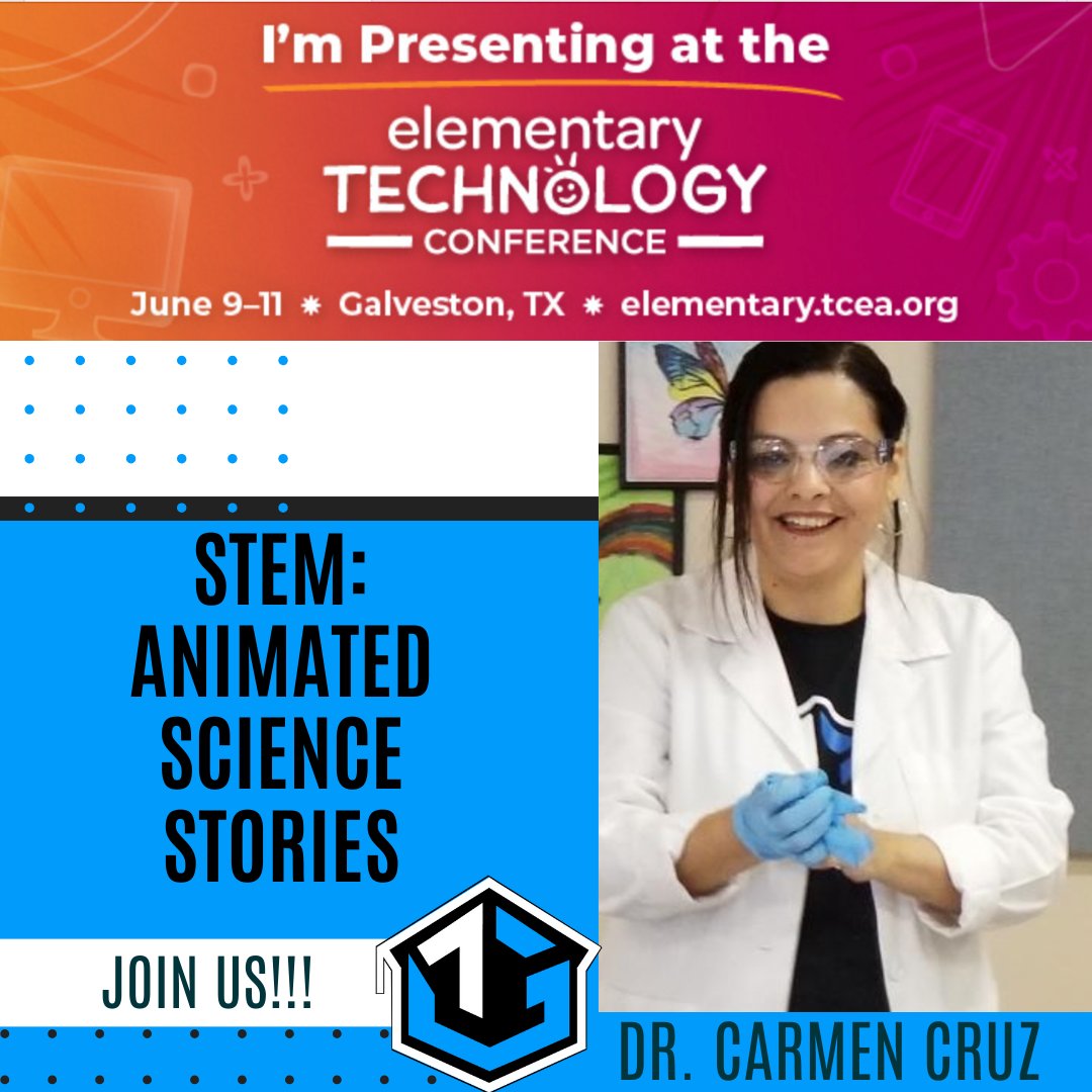 Our Founder @DraCarmenCruz is presenting @TCEA: #K12 #STEM #Education~ Animated Science Stories!!! Join us as we share our #TEXAS #TEKS Aligned #Curriculum featuring #Literacy, #ESL, & #ELPS Integration~ #STEMForALL. High Quality Instruction for ALL #Scholars!!! #FirstGen