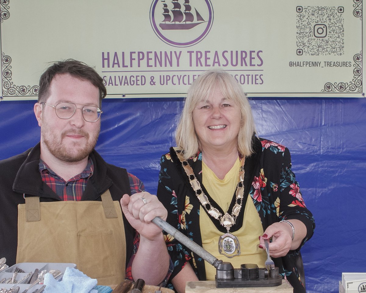 The Deputy Mayor was pleased to see the budding talents of young entrepreneurs at Saturday's inaugural Causeway Youth Market. A total of 24 young traders attended the market in Coleraine, with products ranging from candles to clothing. Read more: bit.ly/3wSnf8B