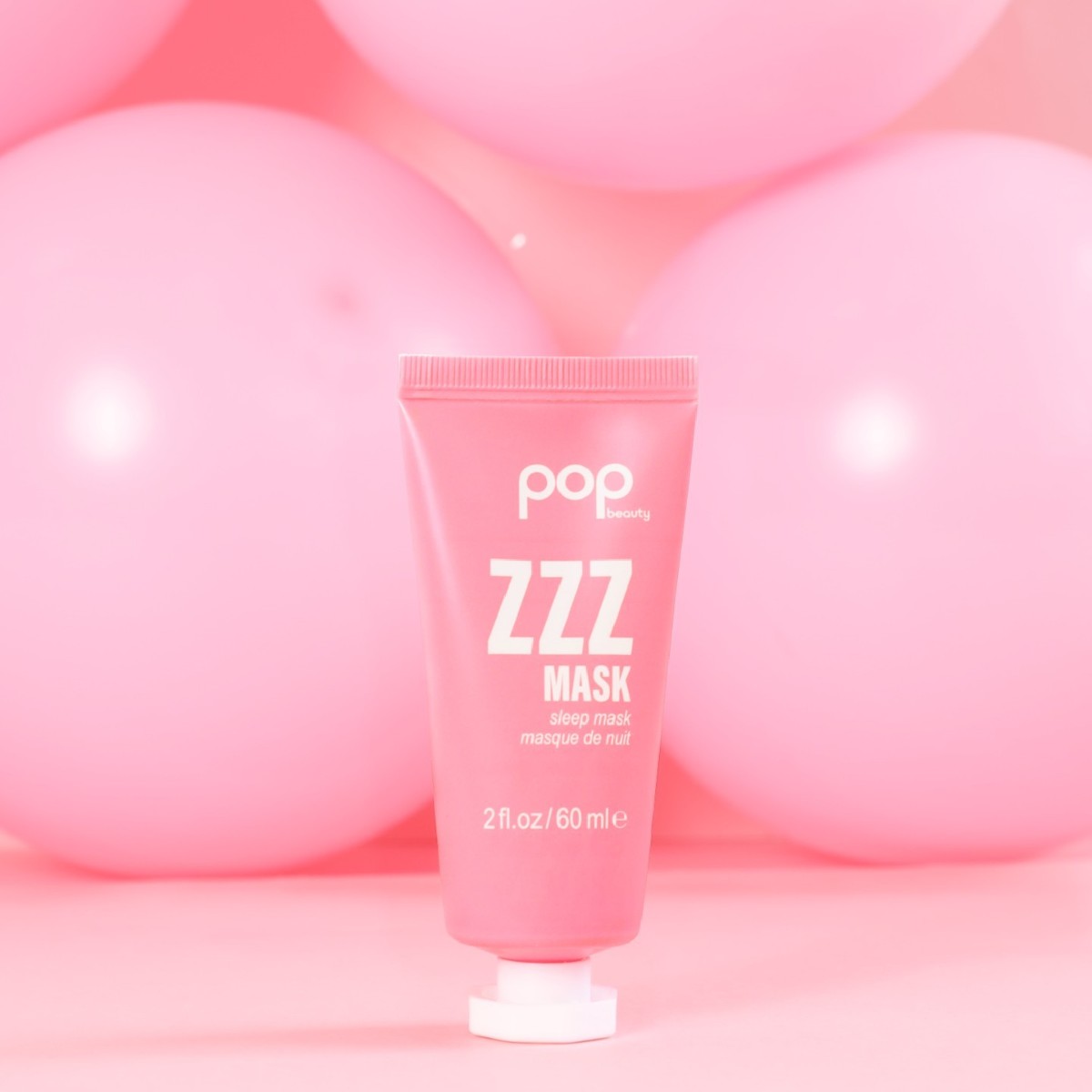 Slip into this little pink number for a restorative slumber! Jasmine, Peony and Lavender Extracts combine to nourish, rejuvenate and refresh skin in this overnight leave-on mask. Use ZZZ Mask 2-3 times a week or as needed. 

#POPbeauty #Skincare