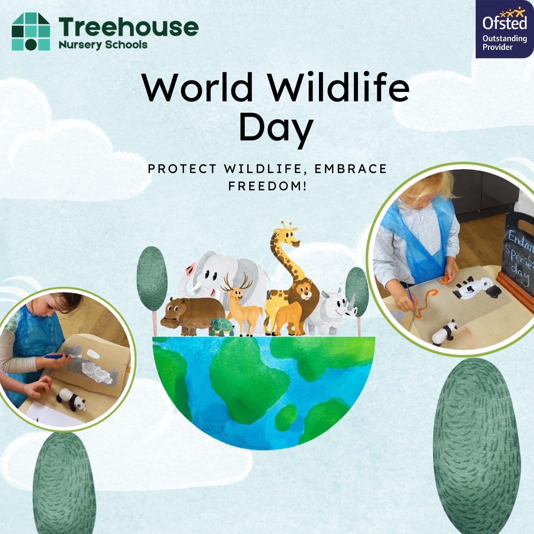 Last week, on Endangered Species Day, our kids learned about animals' importance and threats like hunting and pollution. 🌿💚 

#EndangeredSpeciesDay #SaveWildlife #EnvironmentalEducation #PreschoolHeroes #EarlyYears #ChildrensRights #Wildlife #Conservation#Nature #Ofsted#Unicef