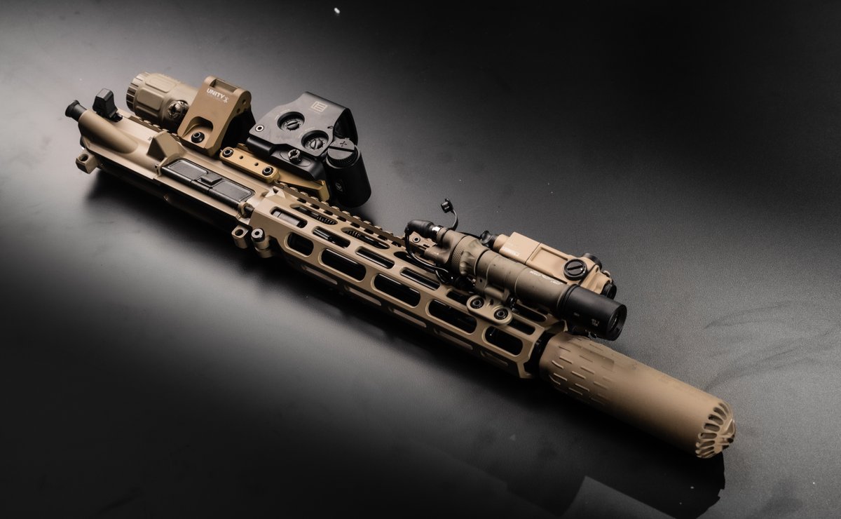 vktrind's tweet photo. Small things that pack a big punch. 👊
Run it how you want it, The VK-1 complete upper is designed to accommodate all of your favorite accessories. From flashlights to optics and risers to suppressors, how would you set up your build?
#VKTR #FDE #VKTRUpper #CompleteUpper https://t.co/hkvfprZyF3