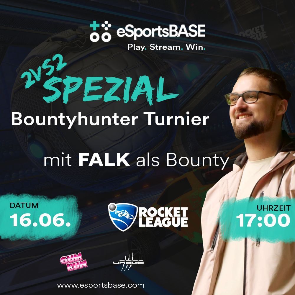Rocket League tournament alert! 🚀🎮 Join the free entry event powered by esportsbase and compete for a bounty on @falkthemup. Sign up now at buff.ly/44PfMUE #RocketLeague #Esports