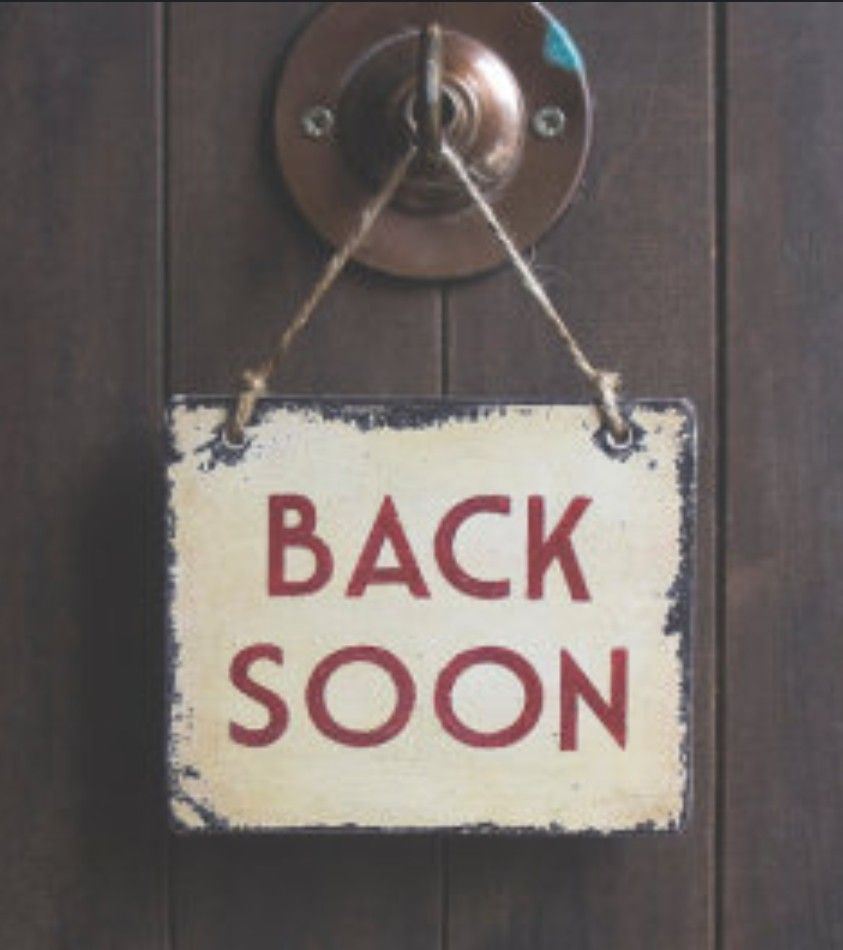 Just taking a planned back. Back in clinic in a few weeks.