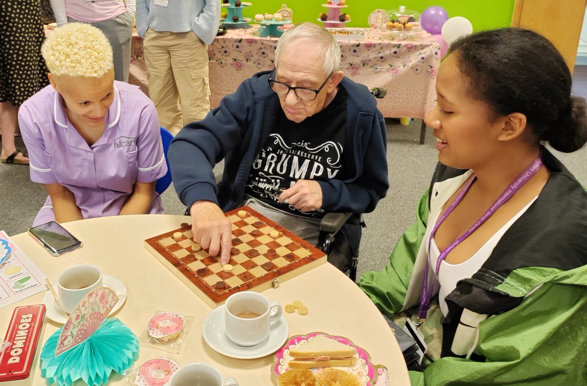 Mandale House resident Brian took a trip to Queens Campus, Durham University for an international intergenerational event. What a fab afternoon everyone had! 
Read the full story here tinyurl.com/yckc8b33 hillcare.net #YoureInCaringHands