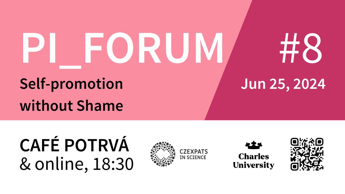 Last two meetings of #PI_Forum before summer break! Do you hold an independent research group leader position? Join us for discussion and networking! 📅 5 June in Café Práh, Brno ➡️ Talent management: hiring, saying goodbye, and more with @karlriha & Lenka Divinová, ℹ