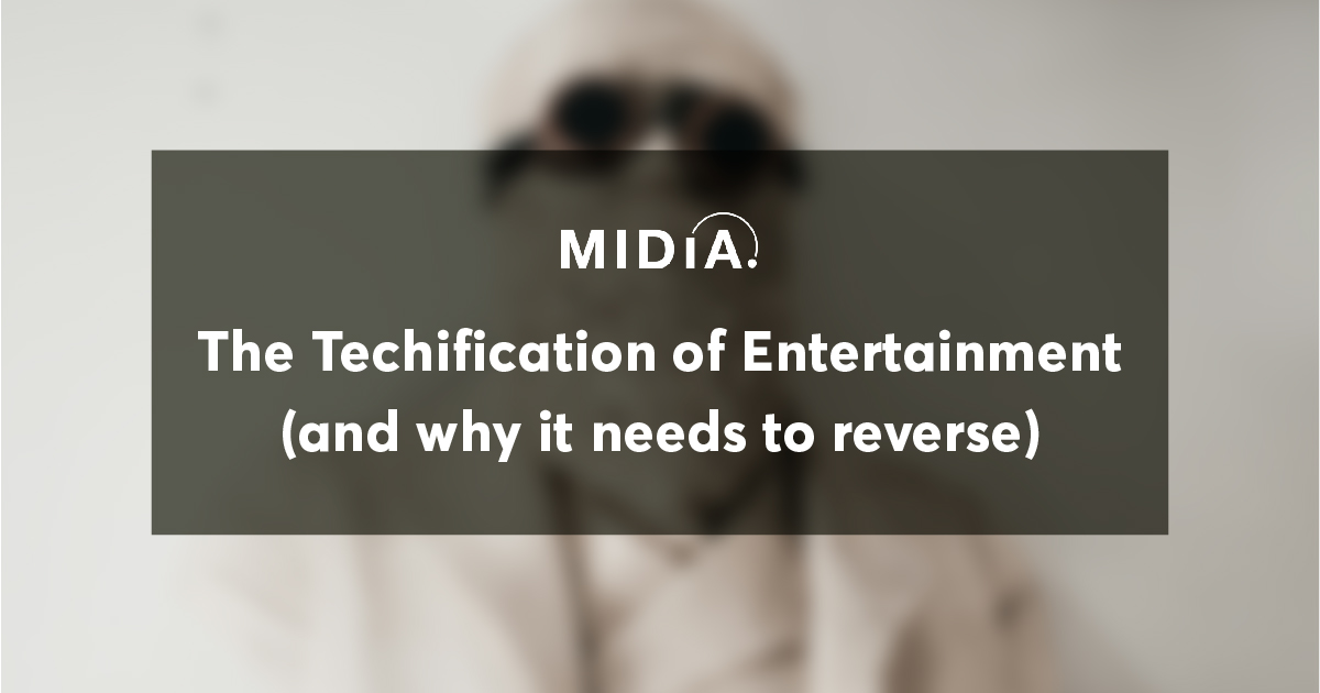 From @midiaresearch: “Entertainment works as an industry because art has cultural value. However, today’s industry is almost entirely focused on the tech side...rather than individual successes.' Read more here: bit.ly/3wOCI9G