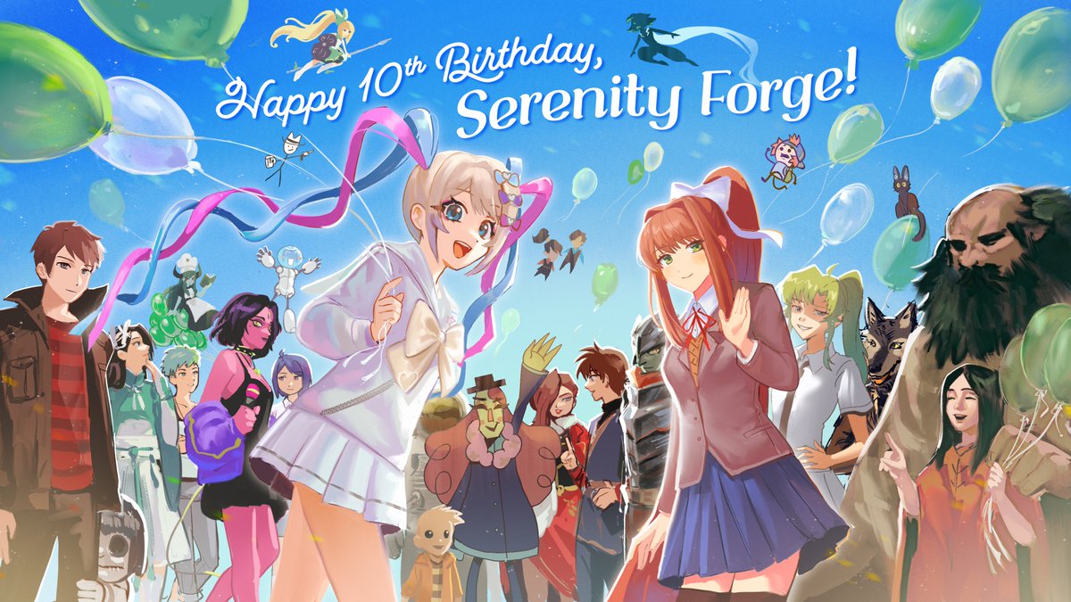 Dear friends,

10 years ago today, we created Serenity Forge to bring you meaningful and emotionally impactful experiences.

Our journey together has brought us through 54(!) games, and by the end of the year we will be closer to 70!

Now let’s celebrate together!

👇🧵(1/6)