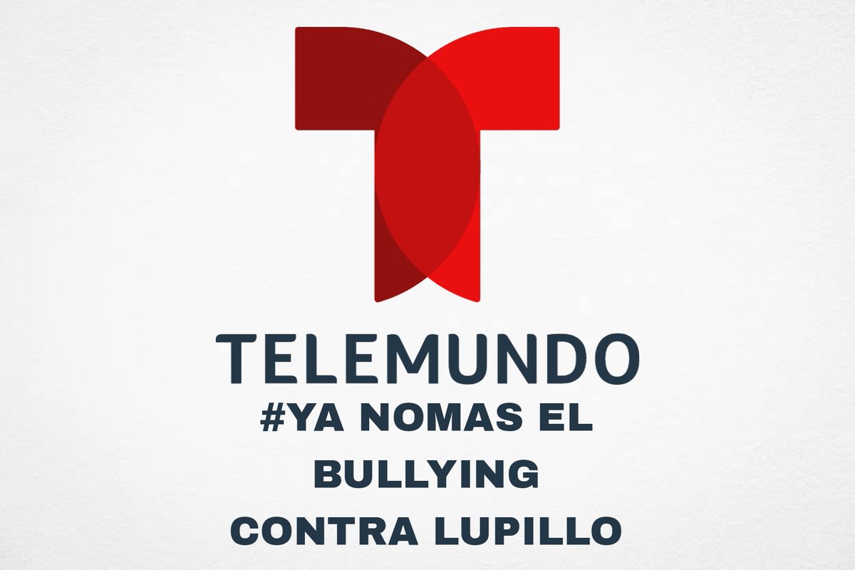 sonrisas2023's tweet photo. YA BASTA CON EL BULLYING TELEMUNDO 
#telefraude #telemundoyanomasconelbullying
#telemundobastaconelbullying
#telemundo
#LupilloGanadorLCDLF4 #LupilloNoEstamosContigo #LupilloGanafor #lupilloestamoscontigo
#grandesligas 
#lupeganador https://t.co/1nISKhP3mq
