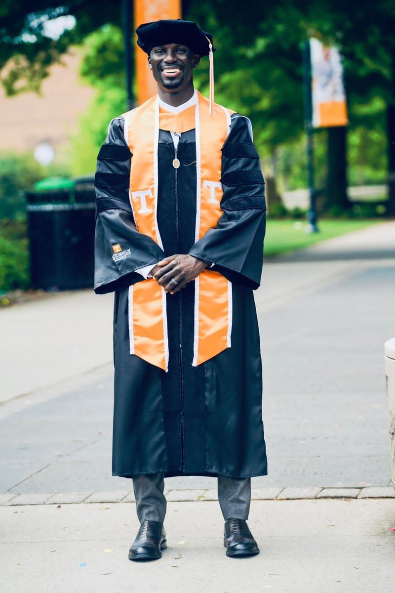 Alieu Jawara, a young man from The Gambia, has earned his doctorate in Nurse Anaesthesiology from the University of Tennessee, Knoxville.

His dissertation focused on thermoregulation using heated and humidified Carbon Dioxide (CO2) as pneumoperitoneum during laparoscopic