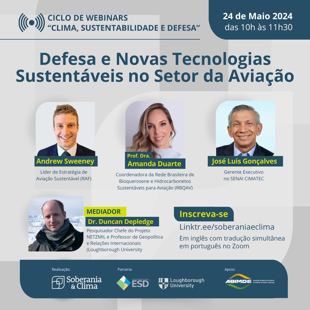 SoberaniaeClima's tweet photo. À medida que o mundo enfrenta desafios climáticos sem precedentes, o setor da aviação está no centro das atenções por seu potencial de transformação através da tecnologia e inovação sustentáveis. Como podemos redefinir a mobilidade aérea para um futuro mais verde? + https://t.co/m3dbtfONsm