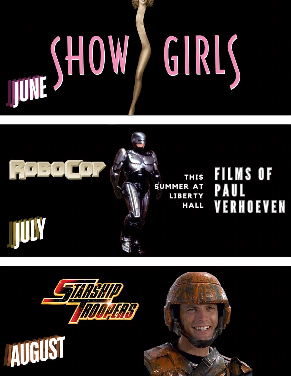 This summer we’re doing some of our favorite movies by Paul Verhoeven! Starting with Showgirls from June 7th-9th 🪐