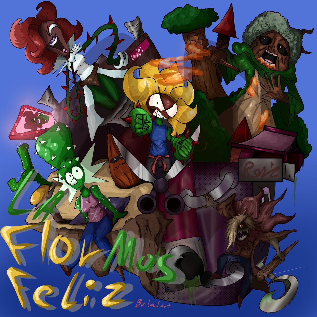 ArtLacil's tweet image. La flor más feliz
✨️ Hilo oficial ✨️
《 #comic #webcomic #ocart 》