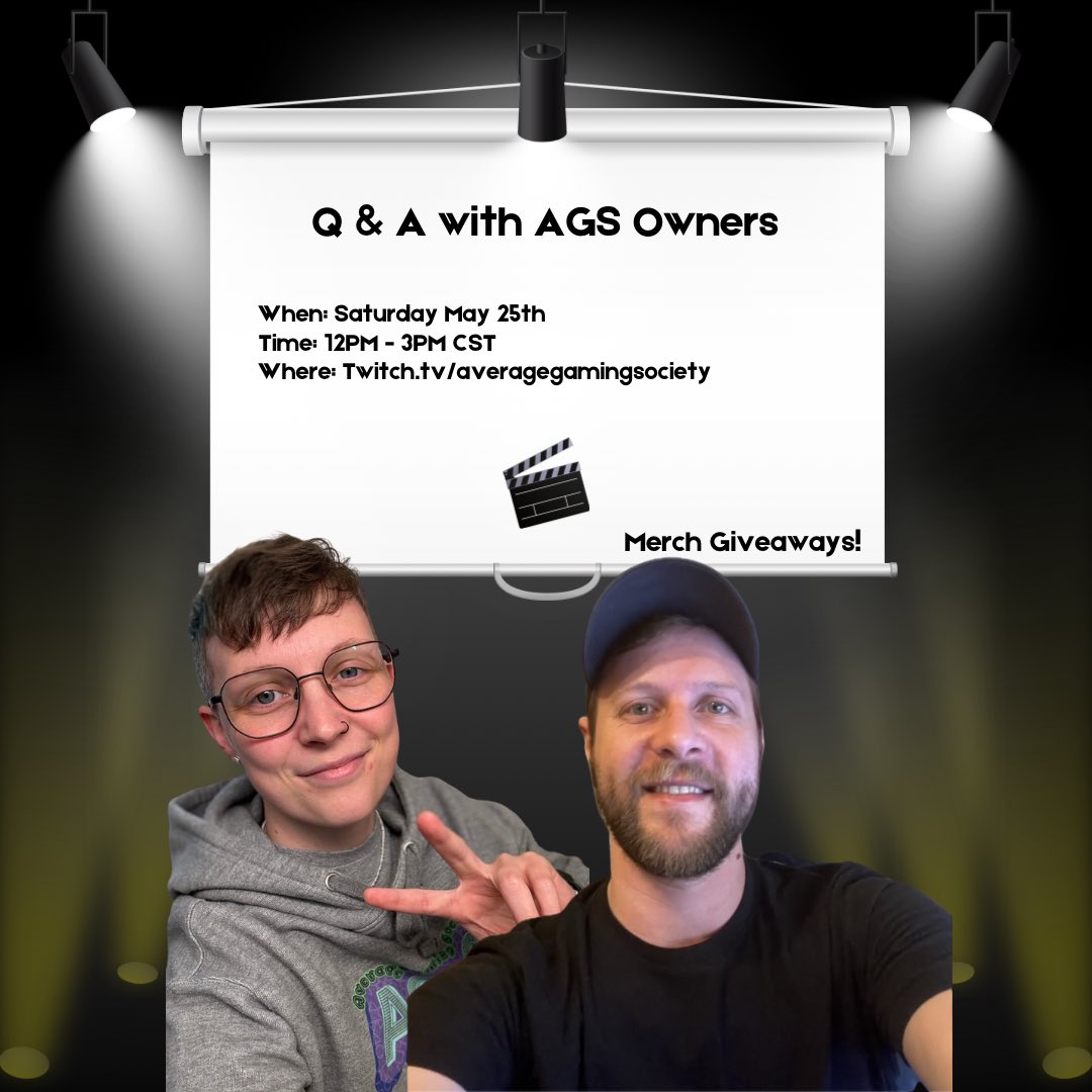 AverageGS's tweet photo. Let’s bring the heat and make the owners sweat! Join AGS live on twitch as we put the owners in the spotlight for a little Q&amp;A with any question you would like as they embark on their own journeys into The Commonwealth! They are also doing some merch giveaways, don’t miss out! https://t.co/qpNLNhIYAn