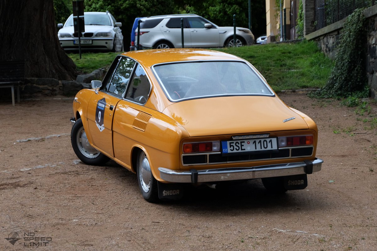 1971 #Škoda110R #madeinczechoslovakia #motorsport #7castlestrial #bohemia 🇨🇿  #Škoda #kommunistcars #rearengine #ostalgie For more: no-speedlimit.it/7_castles_2024…