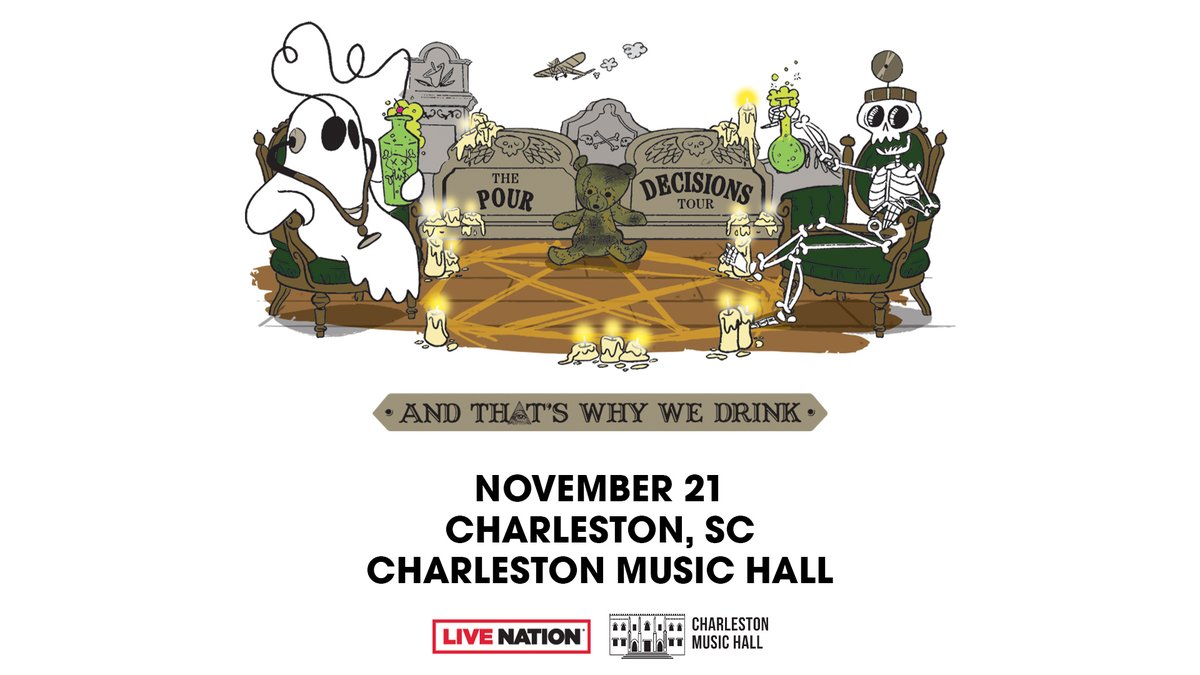 Charleston Music Hall (@chsmusichall) on Twitter photo JUST ANNOUNCED: <a href="/ATWWDpodcast/">AndThatsWhyWeDrink</a>: The Pour Decisions Tour comes to the Hall on November 21!
Be the first to get tickets on Wednesday at 10AM by signing up for our email list! JUST ANNOUNCED: <a href="/ATWWDpodcast/">AndThatsWhyWeDrink</a>: The Pour Decisions Tour comes to the Hall on November 21!
Be the first to get tickets on Wednesday at 10AM by signing up for our email list!