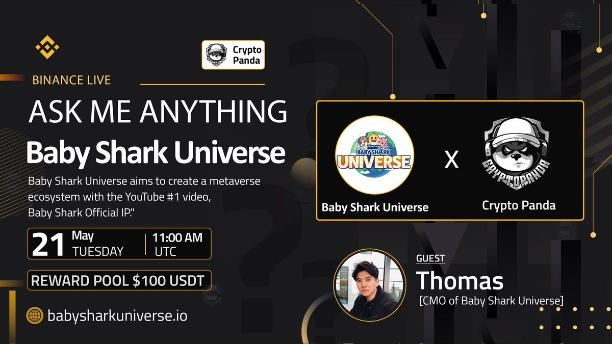 We will be hosting an #AMA on Binance Live! Your participation and interest  are highly appreciated.