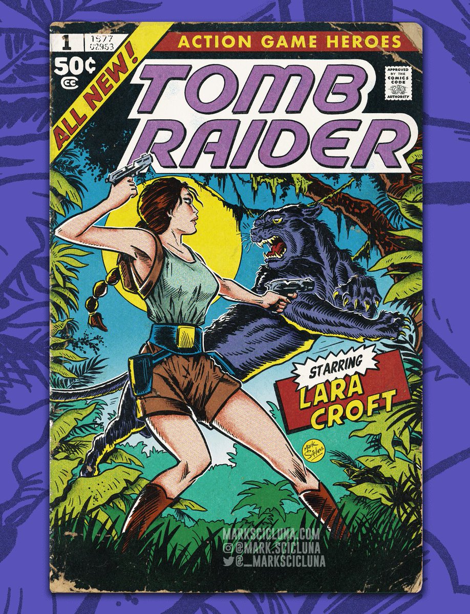 _markscicluna's tweet image. Tomb Raider #1 May 1978
First appearance of Lara Croft 🧗♀️🧭 🗺️ 🌋 #TombRaider #LaraCroft #Fanart