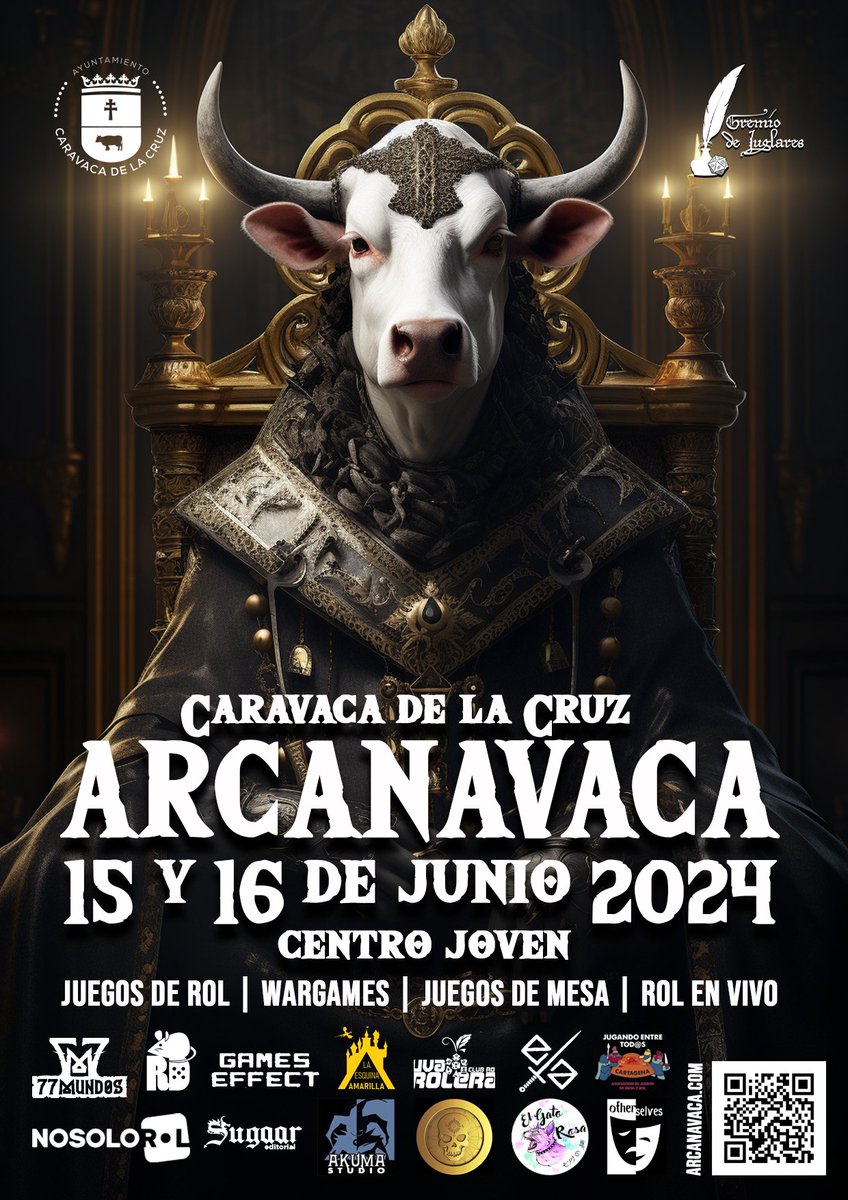 LA MADRE VACA 🐄 
DICE: 
🔮 Las jornadas ARCANAVACA 2024 están al caer. 
En breve, más información de las actividades programadas y nuestros colaboradores. 

#FollowTheCow🐮
#Caravaca #JuegosDeRol #JuegosDeMesa #Moo @AytodeCaravaca @agendamurcia