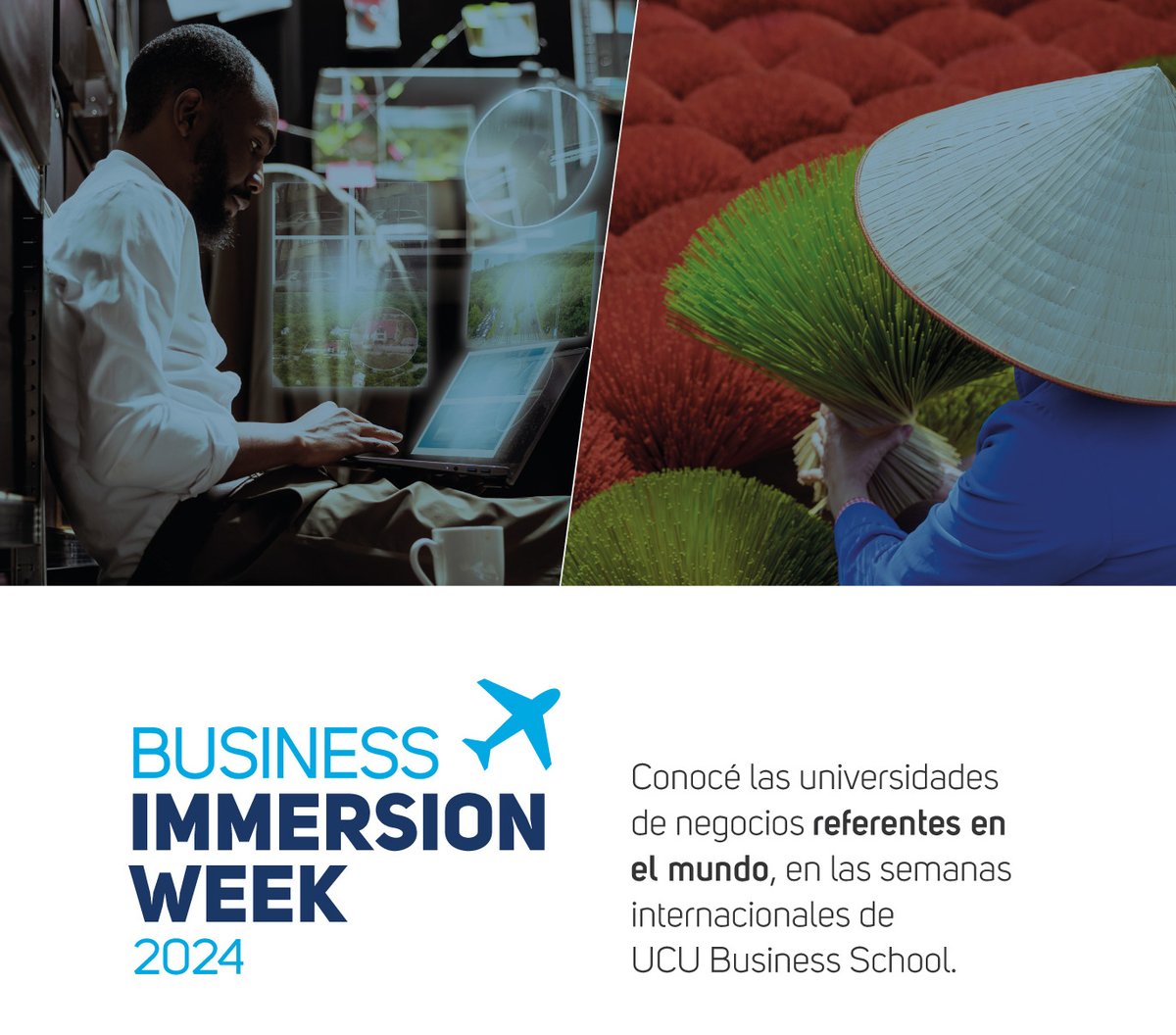 📢¡Es mañana! Charla informativa sobre nuestras Business Immersion Week 🌐⬇️ ✈️Green Immersion Week en Hanoi, Vietnam ✈️Tech Immersion Week en San Francisco, USA 🗣️Despejá todas las dudas: 🗓️21/5 ⏰18:00 💻A distancia 👉🔗bit.ly/4dvkZ7T