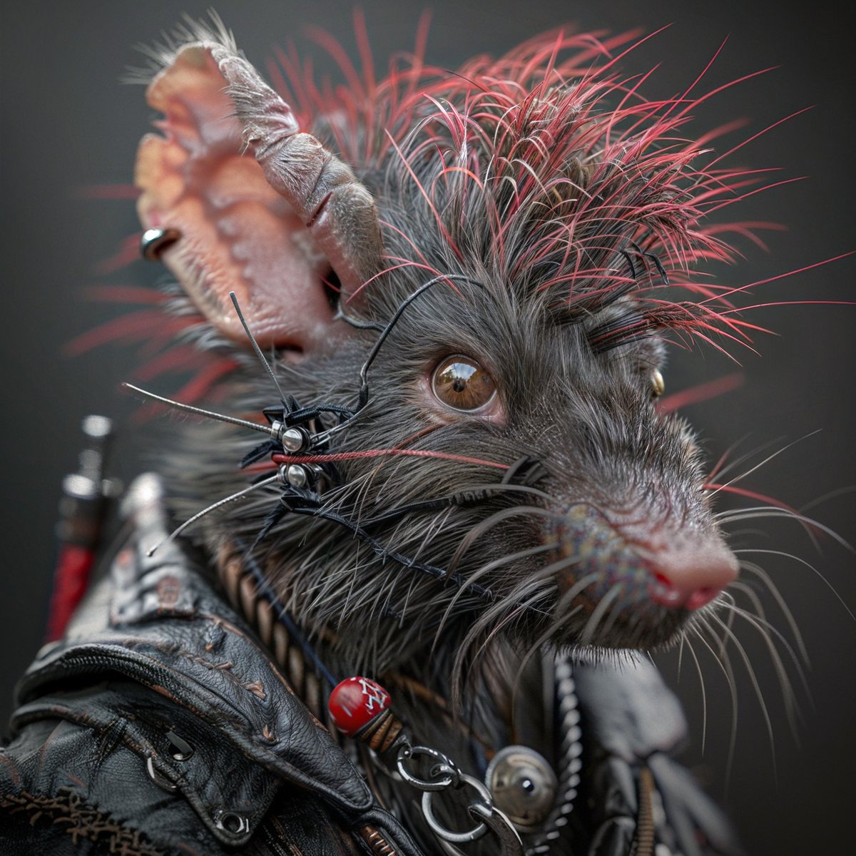 FlyDesignJC's tweet image. **Ratas Punk: Rebelión Urbana**

En los callejones oscuros y las alcantarillas olvidadas de la ciudad, un movimiento clandestino está cobrando vida. No son las bandas que conoces, no son las rebeliones que esperas. Son las **Ratas Punk**