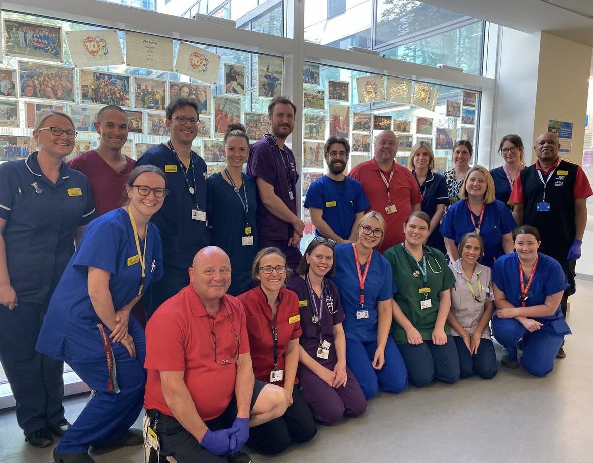 Celebrating 10 years in the Brunel building. Oh how time has flown #onenbt #nbtproud #teamed