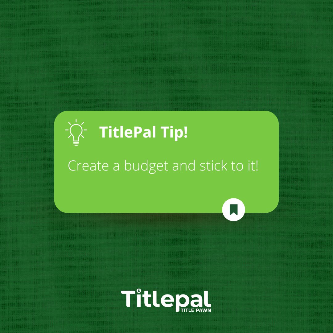 Knowing exactly how much you need for essential expenses each month can help you better manage your finances. With a clear budget in place, you can make informed decisions about when & how to use financial tools like title pawn loans from TitlePal. 💰

#TilePal #TitlePawn #Loan