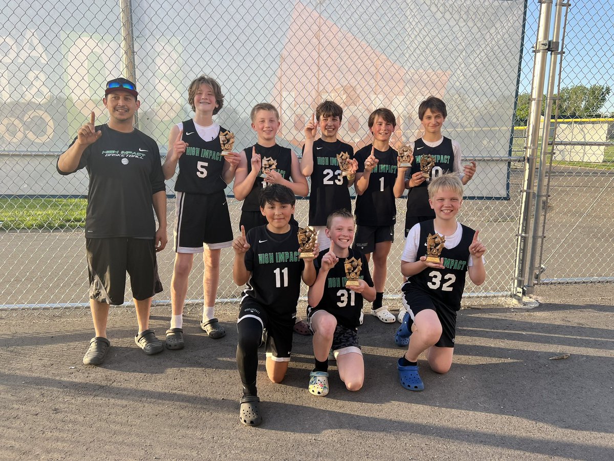 High Impact 6th grade boys and girls teams both won MYAS tournament championships this past weekend - way to go!