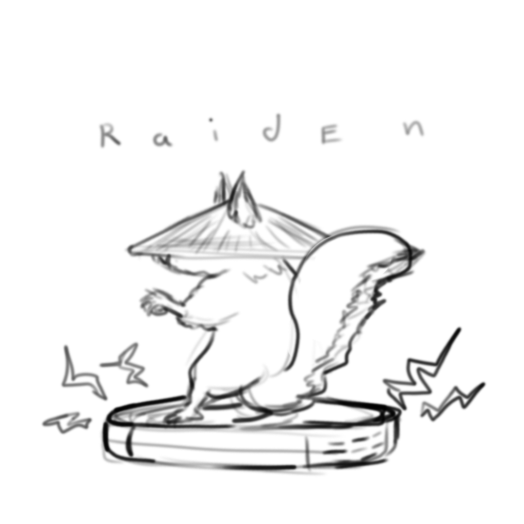 okama_ryka's tweet photo. #raiden #squirrel #mk1 https://t.co/MVGF1Crnj0