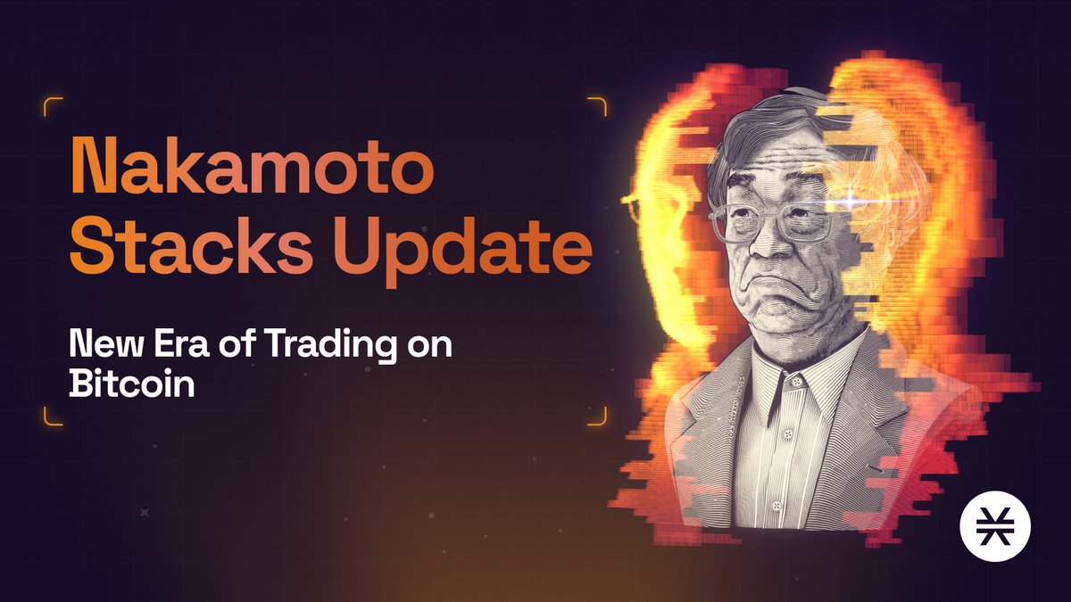 satoshiDEX_ai's tweet photo. 🟧 New Era of Bitcoin with Stacks Nakamoto Upgrade!

Nakamoto is an update for a @Stacks Blockchain that will bring huge benefits for holders and participants!

Bitcoin will change forever 🧵 https://t.co/zzuzBCZD0x
