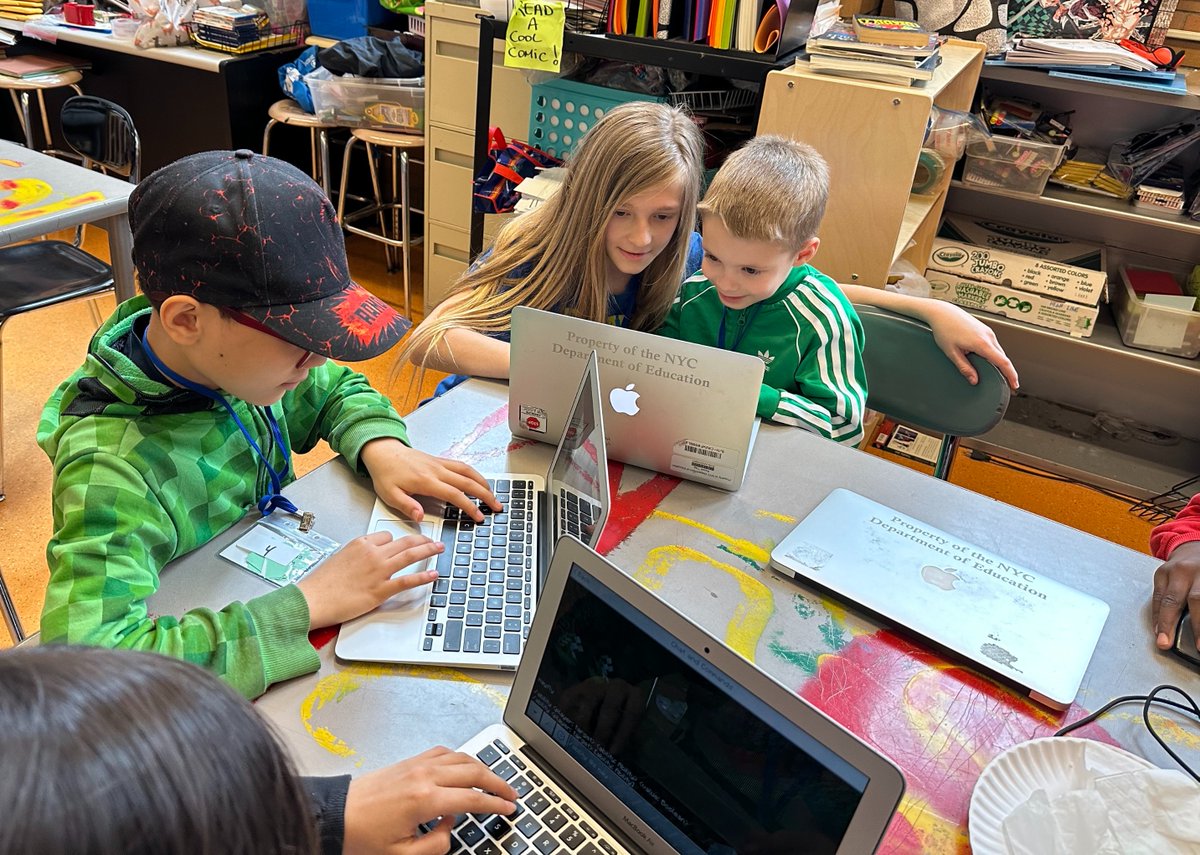 #Q2L hosted it's first #GameJam! Kids completed @LEGO_Education design challenges, @PlayCraftLearn challenges and got to play tournament style @NintendoAmerica games like Smash Bros and Mario Kart. #fun! Thanks to principal Marina Galazidis & Kat Rodriguez of Inspiring Minds NYC.