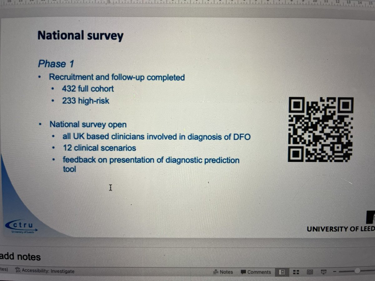 Great <a href="/footindiabetes/">Foot In Diabetes UK</a> meeting tonight highlighting the Domino study survey open for consultation currently &amp; discussing our commitment to be inclusive of all people at risk of ulcers, amputations, associated morbidly &amp; mortality, not just those with diabetes 👍
#LivesAndLimbs