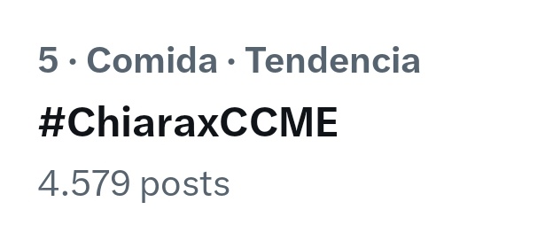 ℹ️ | ¡Hemos superado los 4.500 tweets con #ChiaraxCCME!

@TonyAguilarOfi @Los40 @CocaCola_es