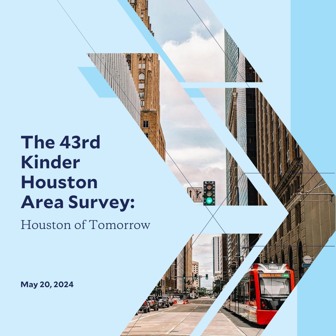 This year's Kinder #houstonsurvey is the largest in its 43-year history, with 5,376 responses, providing an unparalleled look at current conditions in the region as well as the “Houston of Tomorrow.” Below are some of the key findings. ⬇️