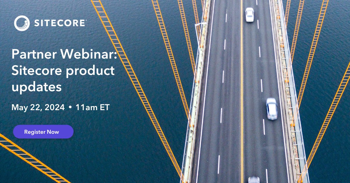 Attention Sitecore Solution Partners! Join us on May 22 at 11am ET for an exclusive look at Sitecore XP 10.4 and a preview of our product roadmap. Don’t miss out – register now: siteco.re/3wLpevt