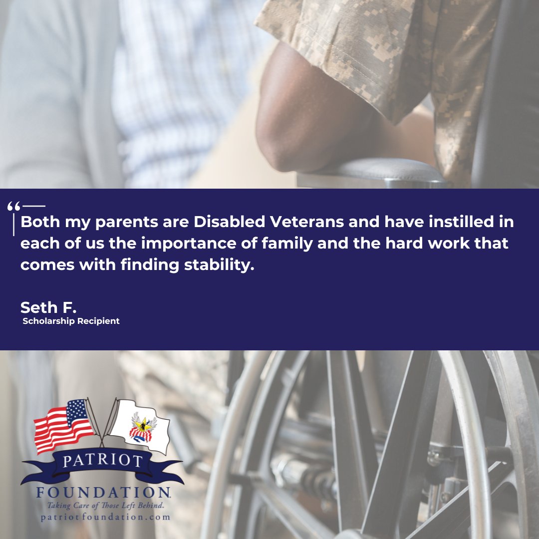 Many of our #MilitaryFamilies have already sacrificed so much in the name of freedom. 🫡 We repay those #sacrifices by offering #freedom from financial obstacles when pursuing #HigherEducation.
You can help by donating to PatriotFoundation.org