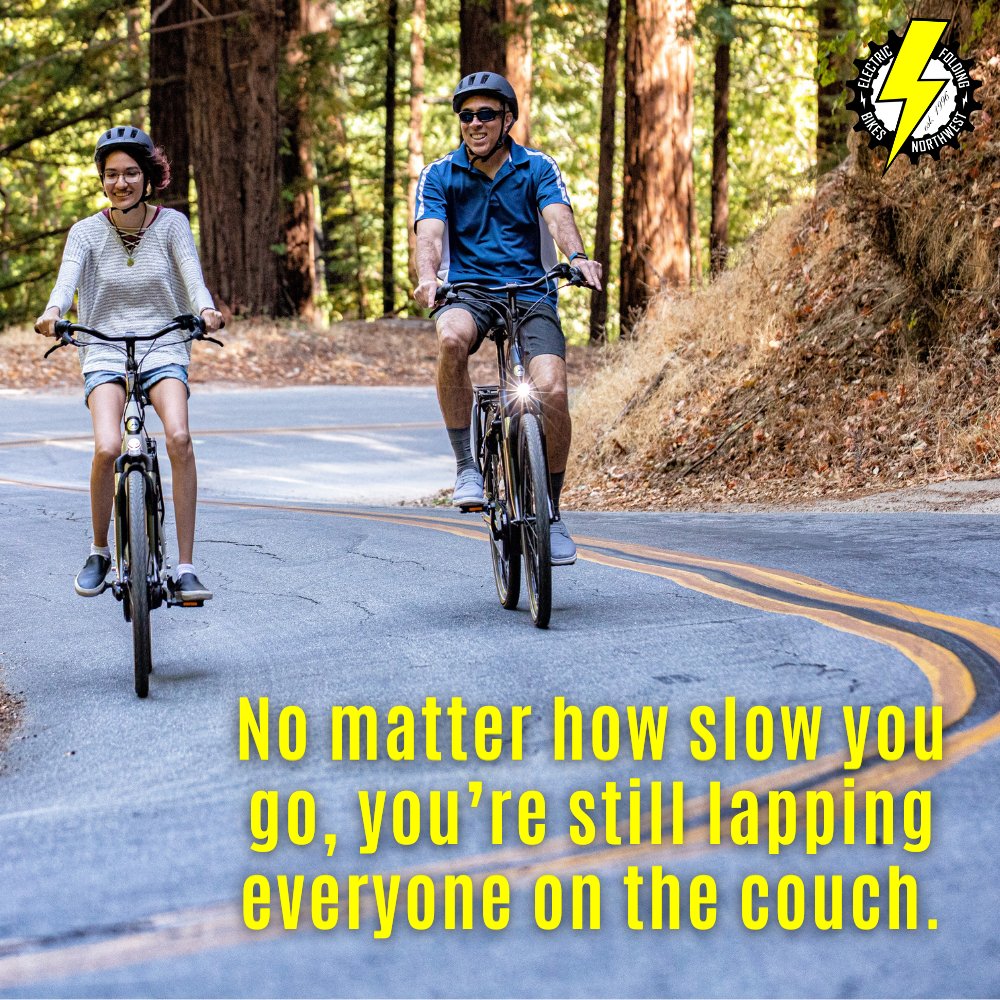 We think you're doing great. 🚵

#ElectricFoldingBikesNW #ElectricFoldingBikes #bikeshop #Seattle #PNW #ebike #electricbike #foldingbike #rideabike #goforaride #bikeride #nopollution #biking #quote #bikequote #bikelife #bikelove #youvegotthis