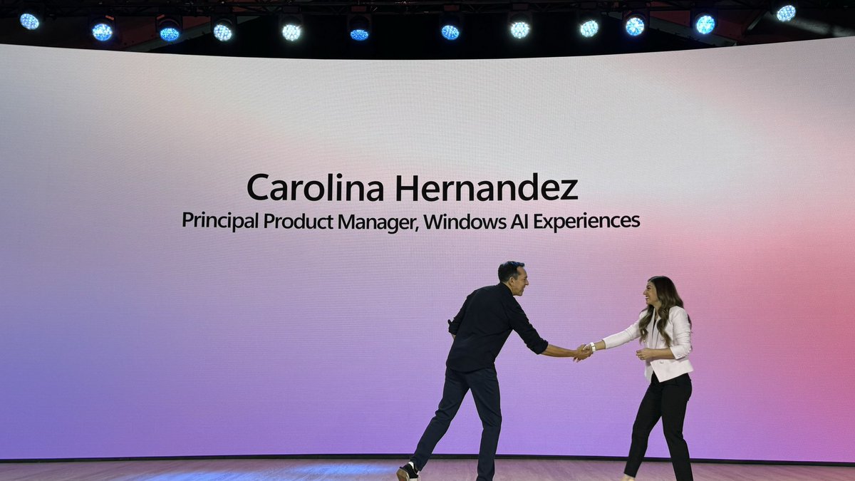 rwang0's tweet photo. MyPOV: @carolinah28 @Microsoft showcasing recall. On one hand It’s a lawyers wet dream for discovery meets black mirror, on the other hand a lot of lost time saved. What do you think? 🤔
#MSEvent #MSBuild https://t.co/aS0BD6B6bj