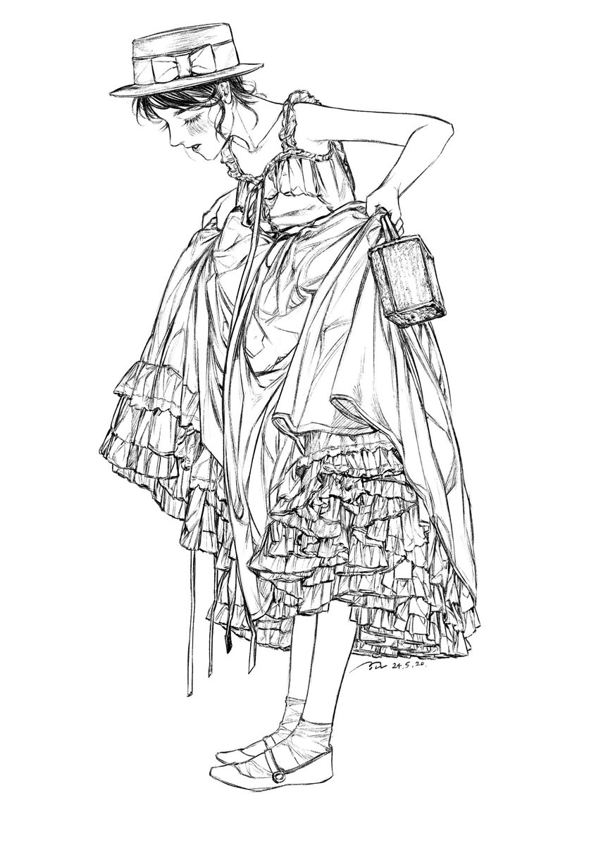 2esua's tweet photo. ✏️Drawing process https://t.co/OgH6bMnJY2