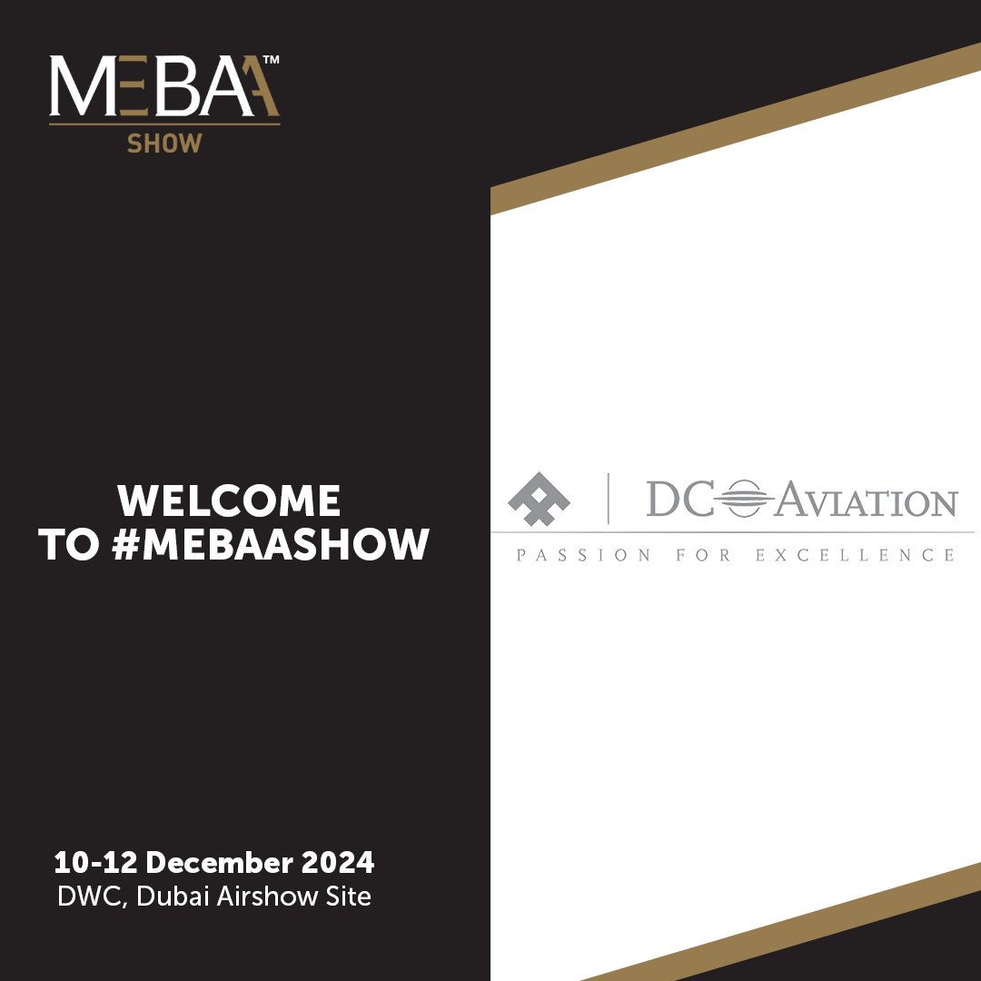 We're thrilled to announce the return of  DC Aviation Al-Futtaim to the #MEBAAShow! @DCAF_Dubai  is the first fully integrated business aviation facility based out of Al Maktoum International Airport. 
Connect with them and other industry leaders: bit.ly/3JNAsCF