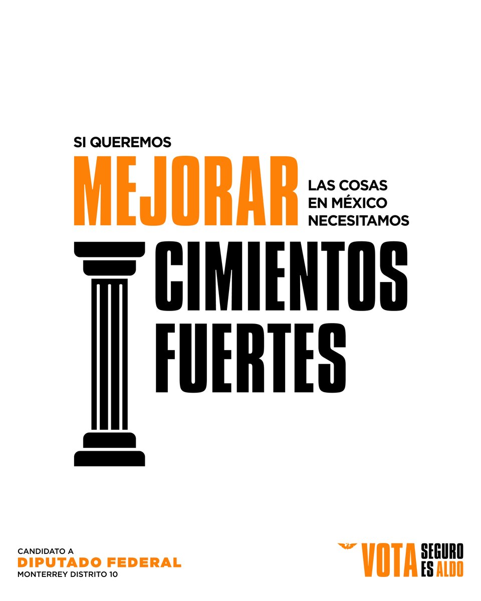 AldoFasciZ's tweet photo. Es momento de reforzar nuestras instituciones de seguridad para combatir el crimen organizado desde sus cimientos.

#SeguroEsAldo #Candidato #DiputadoFederal #Distrito10 #LosNaranjasDeNuevoLeón https://t.co/MnFytxccO6