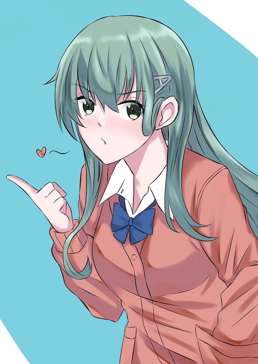 艦これ「おー!提督じゃん!ちーっす!#艦これ版深夜の真剣お絵描き60分一本勝負 #艦これ」|るきありす　－　ＣＦ１６Cancelledのイラスト