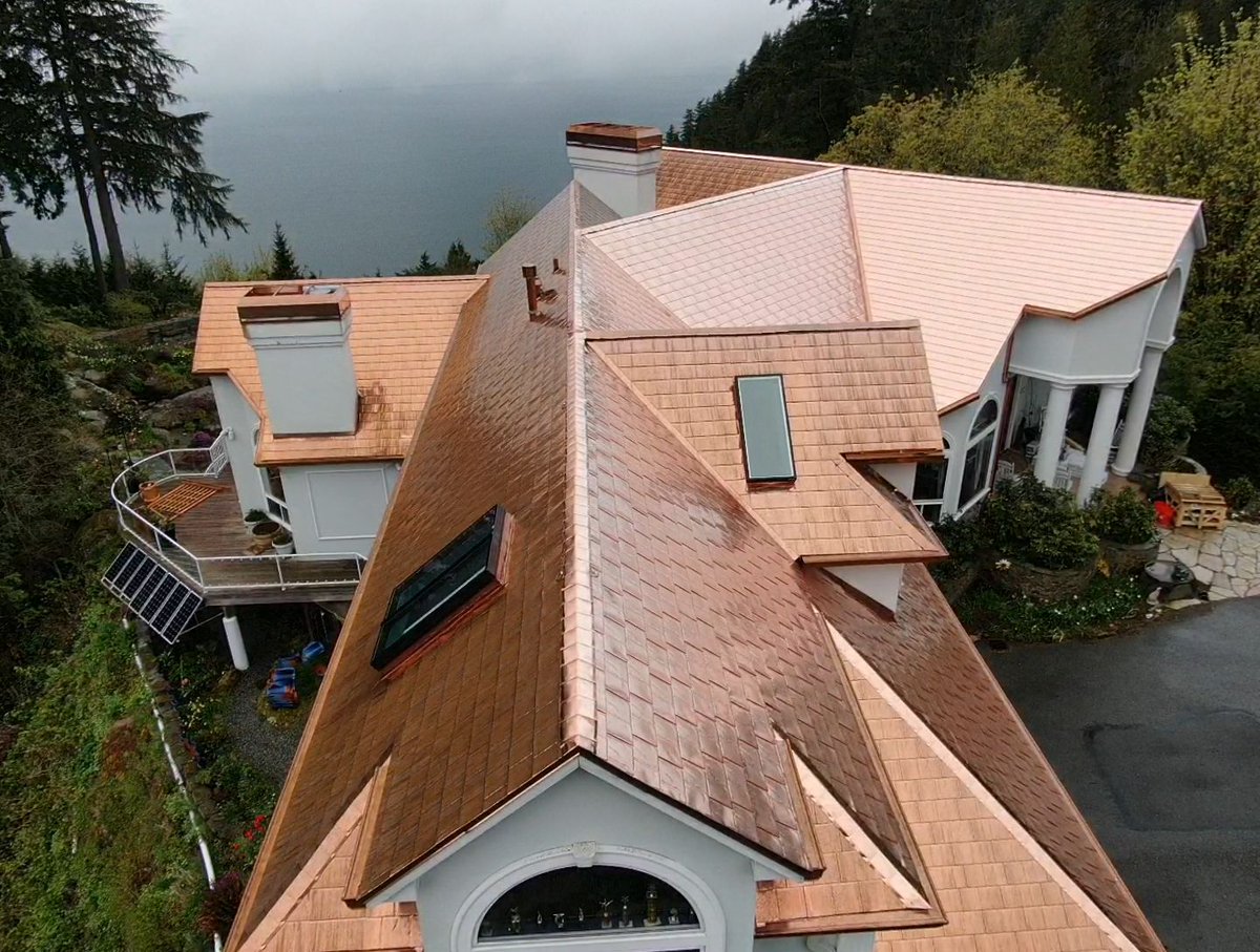 Metal Roofing Alliance (MRA) has named a beautiful re-roofing project that used all copper tiles as the winner of its Best Metal Roofing Project competition for the first quarter of 2024. Read the full article on the MRA website!

#metalroofing #metalroof #roofing #newroof