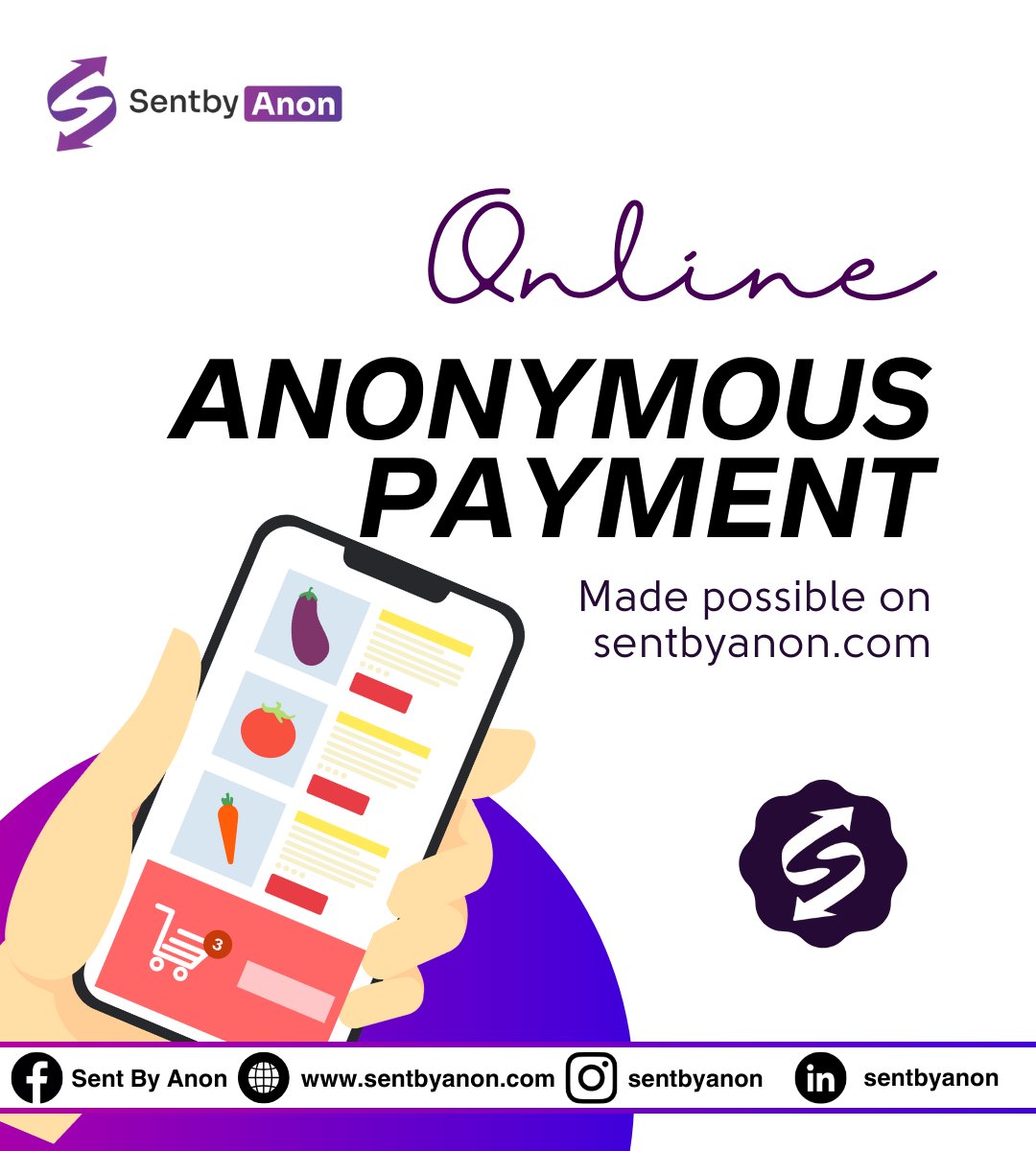 Send payments anonymously at your own convenience on sentbyanon.com

#paymentprocessing #merchantservices #paymentsolutions #creditcardprocessing #business #payments #smallbusiness #pos #pointofsale #possystem #ecommerce #paymentgateway #mobilepayments #creditcard