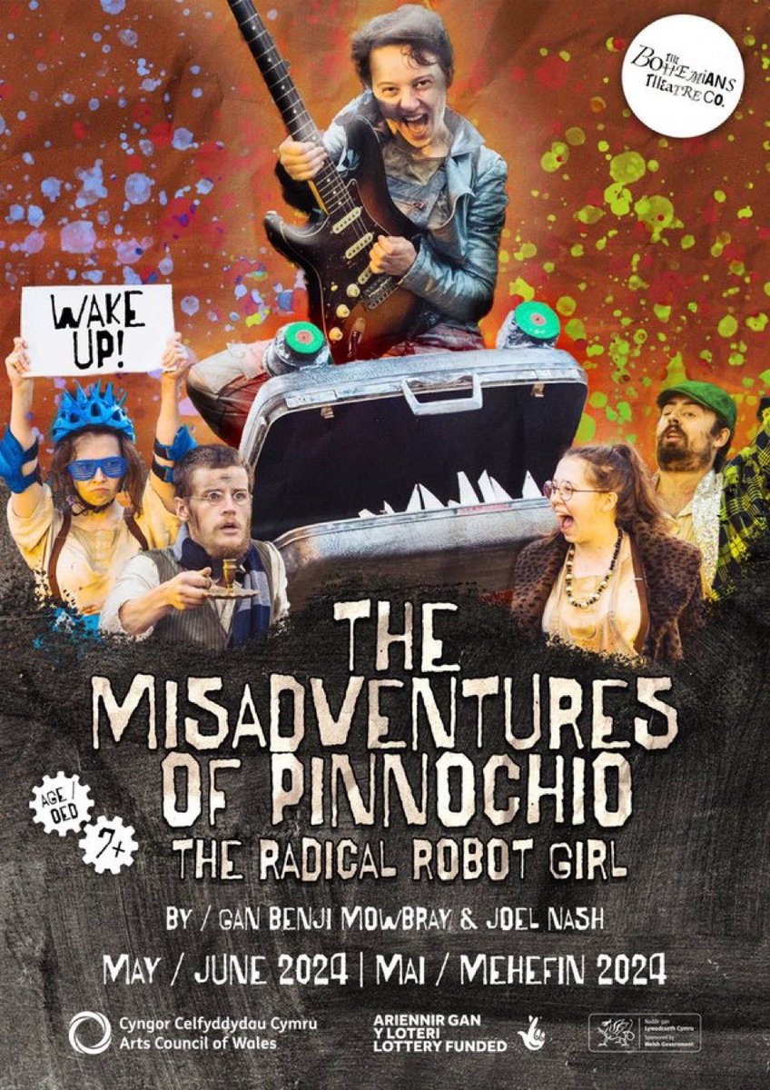 Michelle McTernan (@mcternan1971) on Twitter photo Have you booked? <a href="/TheBohemiansCO/">The Bohemians Theatre Company</a> are coming to <a href="/SwanseaGrand/">Swansea Grand Theatre</a> On Wed 5th June at 6pm performing #TheMisadventuresOfPinocchio Don’t miss out on this super talented actor/musician cast delivering an original rock/folk/musical. Family show! Ages 7+
🏴💥🎸🎟️ swanseagrand.co.uk/MisadventuresO… Have you booked? <a href="/TheBohemiansCO/">The Bohemians Theatre Company</a> are coming to <a href="/SwanseaGrand/">Swansea Grand Theatre</a> On Wed 5th June at 6pm performing #TheMisadventuresOfPinocchio Don’t miss out on this super talented actor/musician cast delivering an original rock/folk/musical. Family show! Ages 7+
🏴💥🎸🎟️ swanseagrand.co.uk/MisadventuresO…