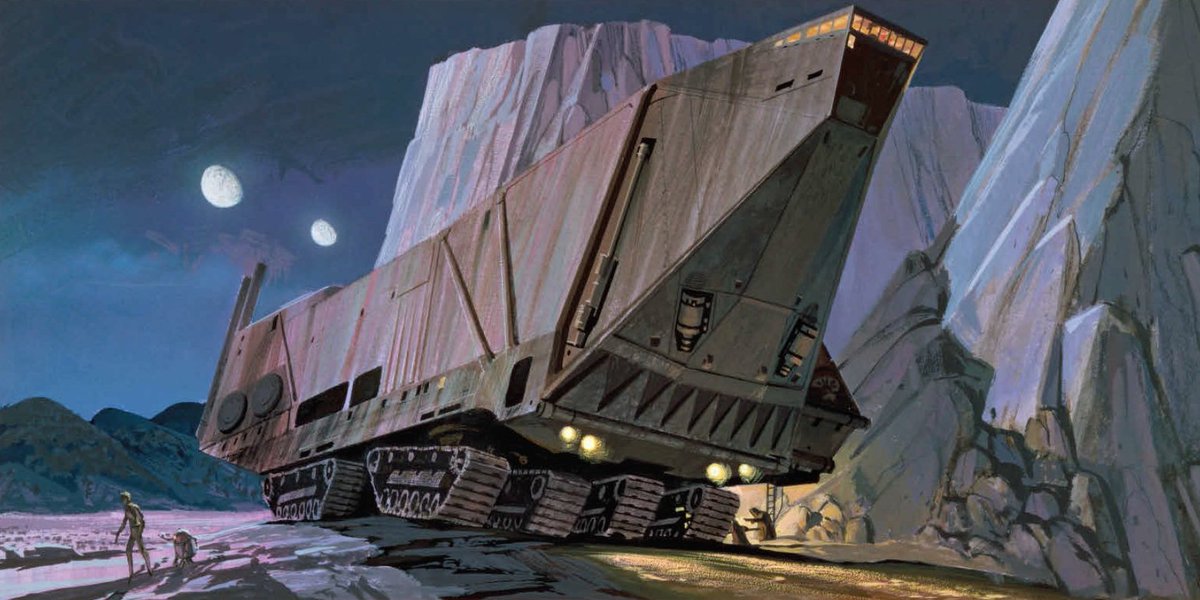 Star Wars: A New Hope concept art by Ralph McQuarrie