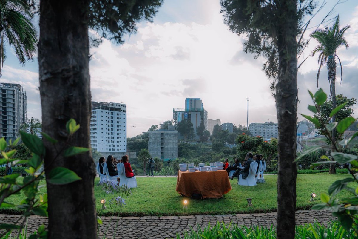 PMEthiopia's tweet photo. A book titled "Meskerem to Meskerem," featuring the speeches and messages of PM @AbiyAhmedAli was launched today. Students read selected pages, sparking discussions, while professionals shared insights. The book includes 91 messages delivered from October 2022 to September 2023. https://t.co/s3yAeYR3og